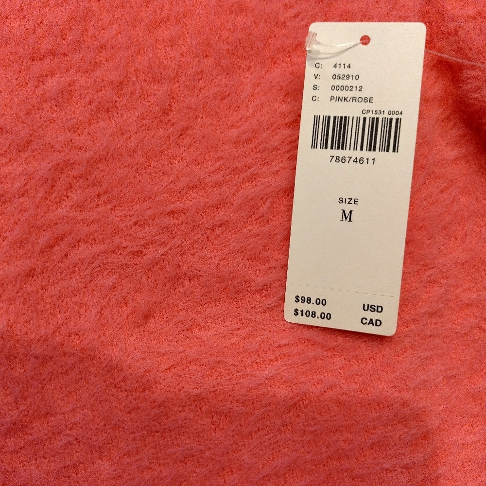 Cozy Coral Short-Sleeve Sweater - Picture 4 of 6